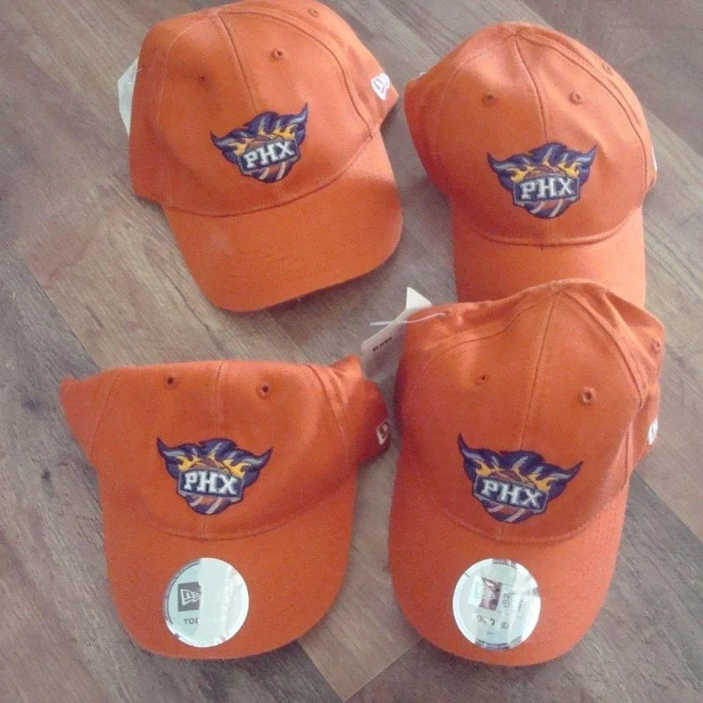 4PC LOT BUNDLE TODDLER PHOENIX SUNS NEW ERA BOYS‎ KIDS VINT 00S Y2K  HAT CAP M6